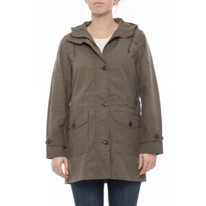 Filson | Women’s Field Parka Waxed Cotton Olive Grey Jacket Coat Hooded Outdoors
